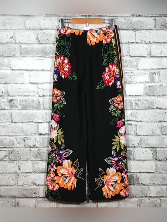 Rinascimento Pants - Rina Scimento Black Wide-Leg Floral Pants. . Made in Italy